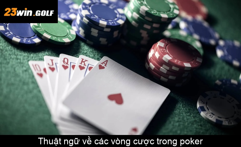 Thuật ngữ về các vòng cược trong poker